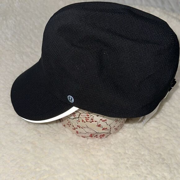 lululemon L/XL Black Unisex Fast & Free WovenAir Vent Running Hat - Picture 7 of 14